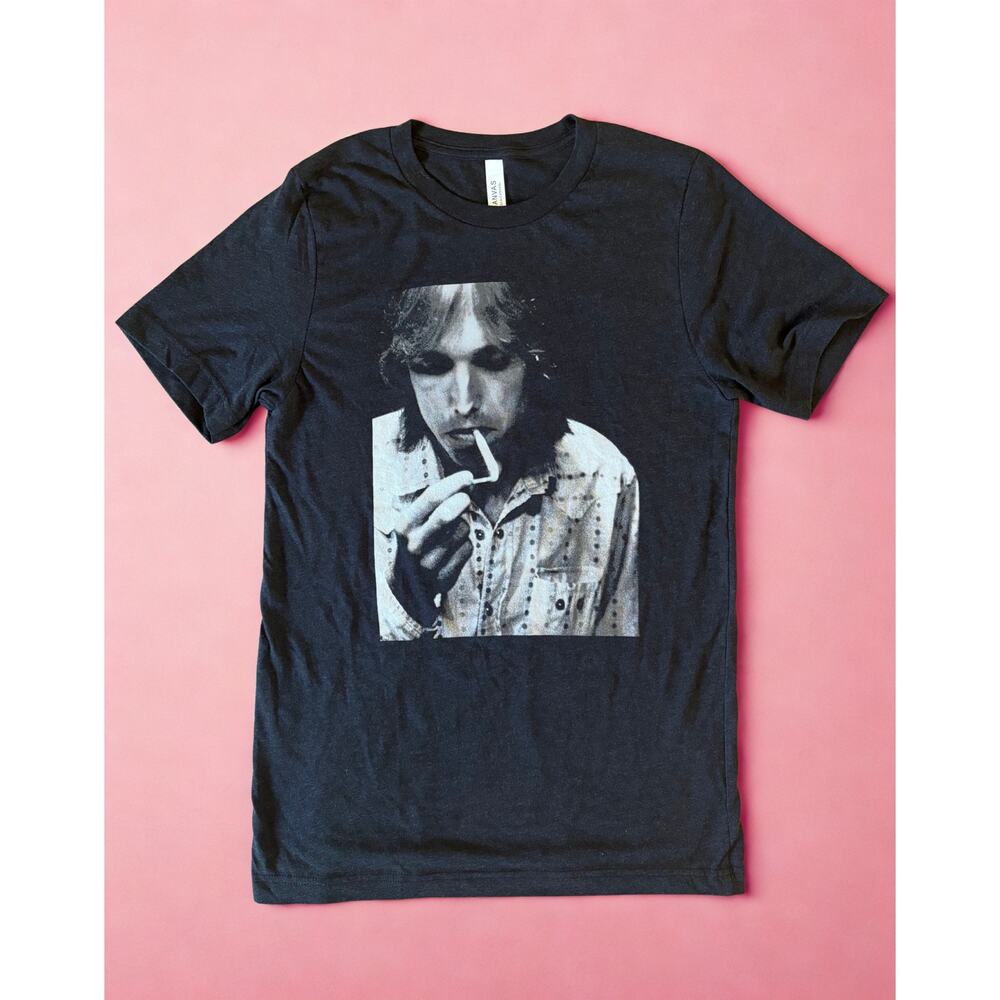 Tom Petty Graphic T-Shirt Black Men’s Small Rock Band Tee